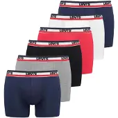 Levi's Boxershorts marine / grijs / rood / zwart / wit