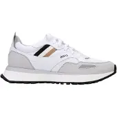 BOSS Sneakers laag 'Jonah' lichtbruin / lichtgrijs / zwart / wit
