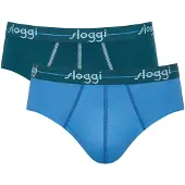 Sloggi Slip hemelsblauw / petrol / mintgroen