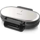 Emerio Wafelijzer 1200W - Hartvormige wafels - Regelbare thermostaat - Anti aanbaklaag - 14cm Diameter - Indicatielampje - Anti-slip voetjes - WM-123356