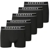 Schiesser Boxershorts zwart / wit