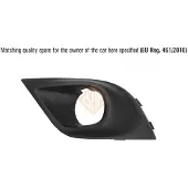 ISAM 1452719 Ventilatiegrille, bumper