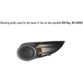 ISAM 1321717 Ventilatiegrille, bumper