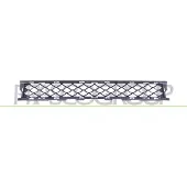 PRASCO ME8342120 Ventilatiegrille, bumper