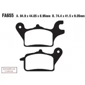 EBC Brakes SFA655 Remblokken