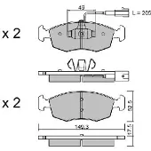 AISIN BPFI-1007 Remblokken