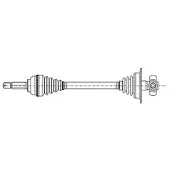 METELLI 17-0307 Aandrijfas