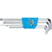Gedore 1523988 Inbus Haakse schroevendraaierset 2 mm, 2.5 mm, 3 mm, 4 mm, 5 mm, 6 mm, 8 mm, 10 mm 8-delig