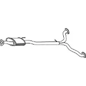 VEGAZ CHS-155 Uitlaat middendemper