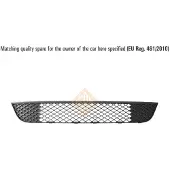 ISAM 1012710 Ventilatiegrille, bumper