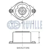 RUVILLE 915282 Stuurkogel
