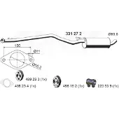 ERNST 331272 Uitlaat middendemper