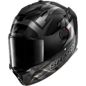 Shark Spartan Gt Pro Carbon Zarco Track Racer Carbon Antraciet Chrome DAU Maat XL