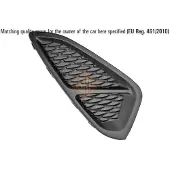 ISAM 1056716 Ventilatiegrille, bumper
