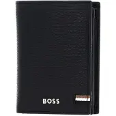 HUGO BOSS Leren Portemonnee Iconic Wallet Black Zwart