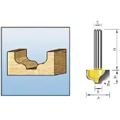 Makita Accessoires S-profielfrees HM 12,7mm S8 - D-11031