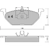 AISIN BPVW-1012 Remblokken