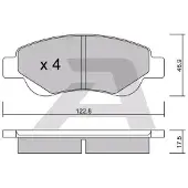 AISIN BPTO-1008 Remblokken