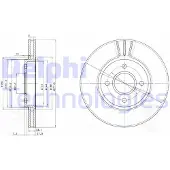 Delphi BG2757 Remschijf