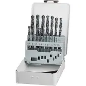 Kwb 421944 HSS Metaal-spiraalboorset 19-delig 1 mm, 1.5 mm, 2 mm, 2.5 mm, 3 mm, 3.5 mm, 4 mm, 4.5 mm, 5 mm, 5.5 mm, 6 mm, 6.5 mm, 7 mm, 8 mm, 8.5 mm, 9 mm, 9.5