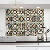 Crearreda - Achterwand Keukensticker – Mozaiek - 65 x 47 cm