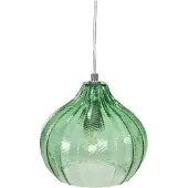 Beliani KEILA - Hanglamp - Groen - Glas