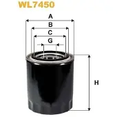 WIX FILTERS WL7450 Oliefilter
