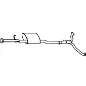VEGAZ DAS-152 Uitlaat middendemper