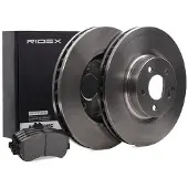 RIDEX 3405B1410 Remschijven en blokken