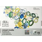 Winsor & Newton 0290180 Mixed Media Illustration Set – Alles-in-één Creatieve Set voor Illustratoren - 11 Delig