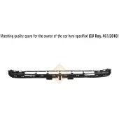 ISAM 1531709 Ventilatiegrille, bumper