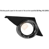 ISAM 1525718 Ventilatiegrille, bumper