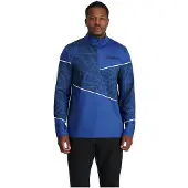 Spyder Vital 1/2 Zip Skipully Heren Blauw dessin S
