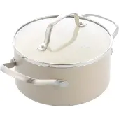 GreenChef Kookpan Nordics Met Keramische Antikleeflaag met deksel 16 cm