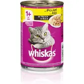 Whiskas Blik Adult Brokjes In Saus Kip 400 Gr