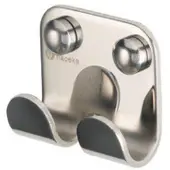 Haceka Ixi Dubbele haak polished chroom 1181614