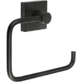 Smedbo House Toiletrolhouder Zonder Klep Mat Zwart - Messing - Accessoires, Toilet accessoires, Toiletrolhouders - 7391447084368