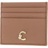 Coccinelle Leren Kaarthouder C-Me Credit Card Holder Skin Lichtbruin