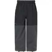 Vaude - Kid's Caprea Rain Pants - Regenbroek 158/164, grijs/zwart