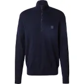 BOSS Kanobix Half Zip Trui Donkerblauw