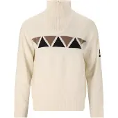 SOS Trui 'Aboda' bruin / donkerbruin / offwhite