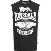 Lonsdale Shirt 'Cleator' zwart / wit