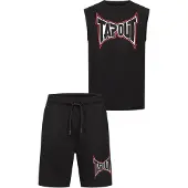 TAPOUT Joggingpak 'Dorrisa' bloedrood / zwart / wit
