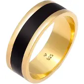 KUZZOI Ring goud / zwart