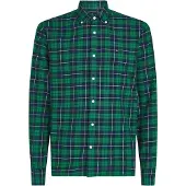 Tommy Hilfiger Regular Fit Overhemd groen, Ruit