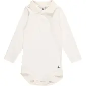Petit Bateau Rompertje/body nachtblauw / wit