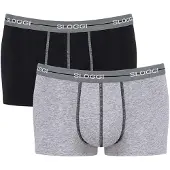 Sloggi Boxershorts grijs / zwart