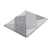 Kleine wolke - Badmat Cross Anthracite (grijs), 55x 65 cm