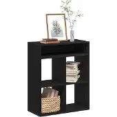 vidaXL Boekenkast 66x31x80 cm bewerkt hout zwart