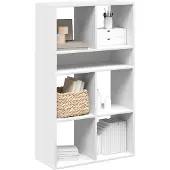 vidaXL Boekenkast 66x31x112 cm bewerkt hout wit